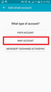 IMAP Step 5